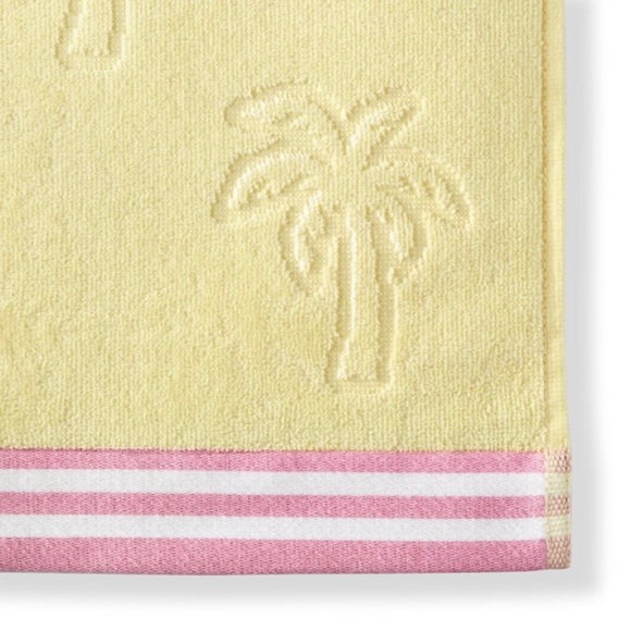 Stoney Clover Lane x Target :: Palm Tree Beach Towel Yellow/Pink - Picture 1 of 4